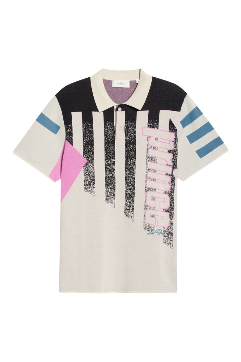 x Prince™ Cotton Intarsia Polo, Alternate, color, LIGHT IVORY