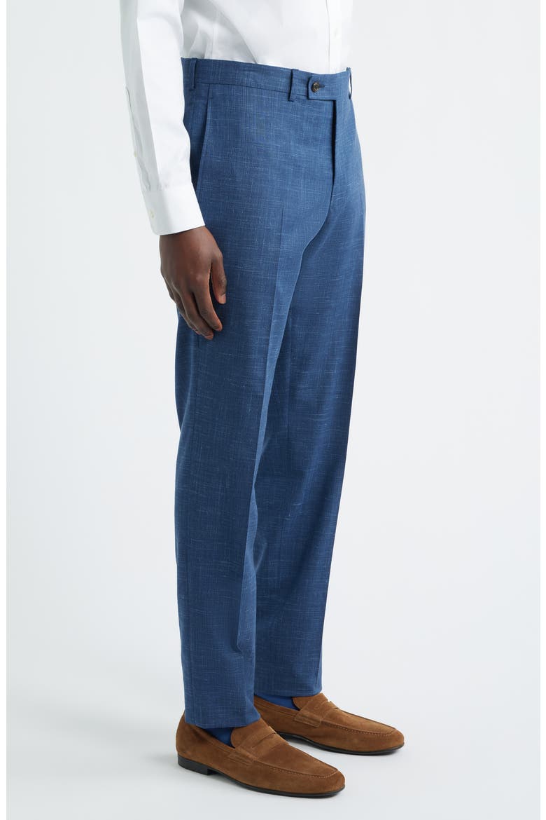 Patrick Tropical Wool, Silk & Linen Blend Pants, Alternate, color, BLUE