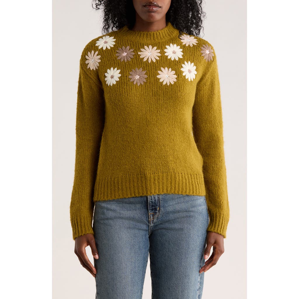 Dr2 By Daniel Rainn Embroidered Sweater In Multi