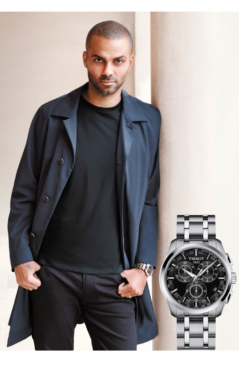 Tissot Couturier Chronograph Bracelet Watch, 41mm, Alternate, color,