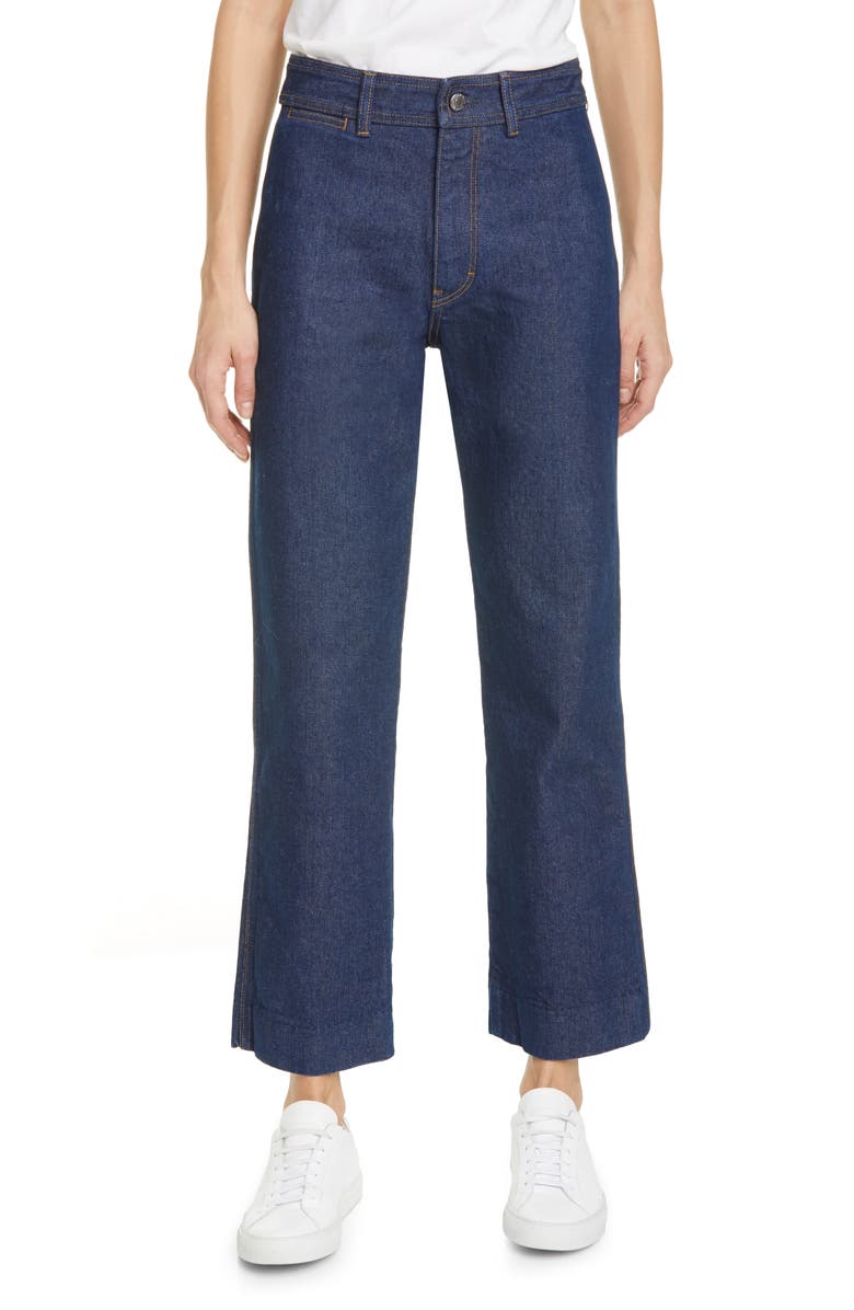 Simon Miller Denim Trousers, Main, color, 