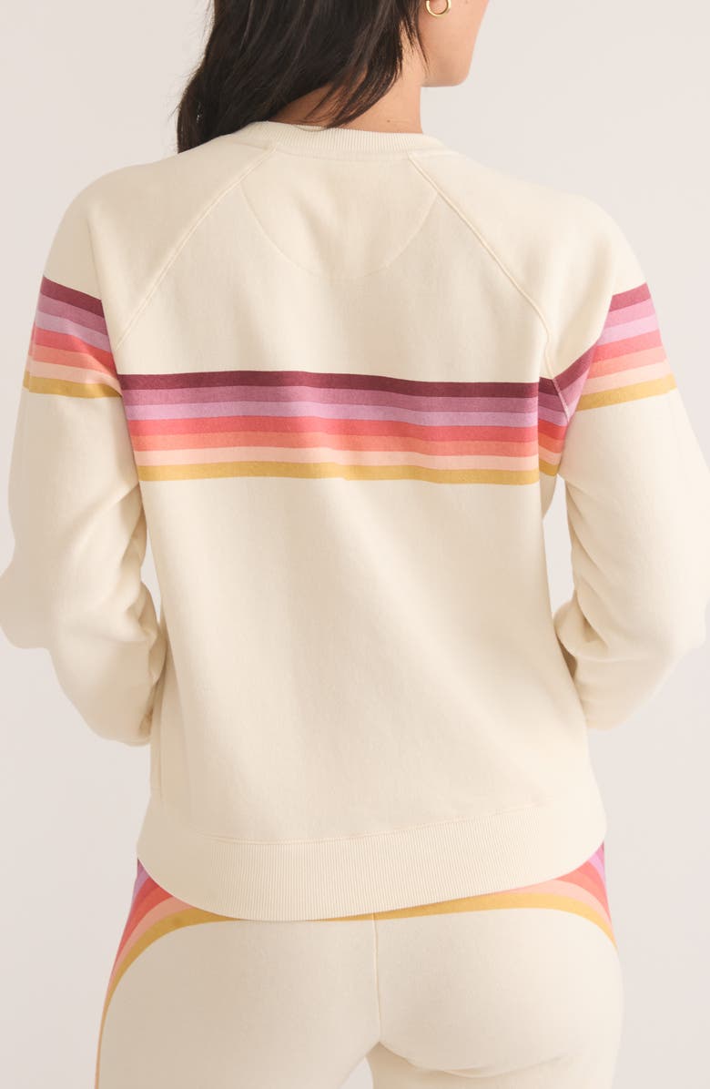 Marine Layer Anytime Stripe Sweatshirt, Alternate, color,