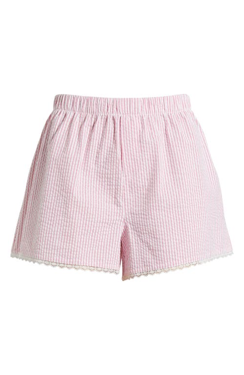 Bp. Seersucker Stretch Cotton Boxer Shorts