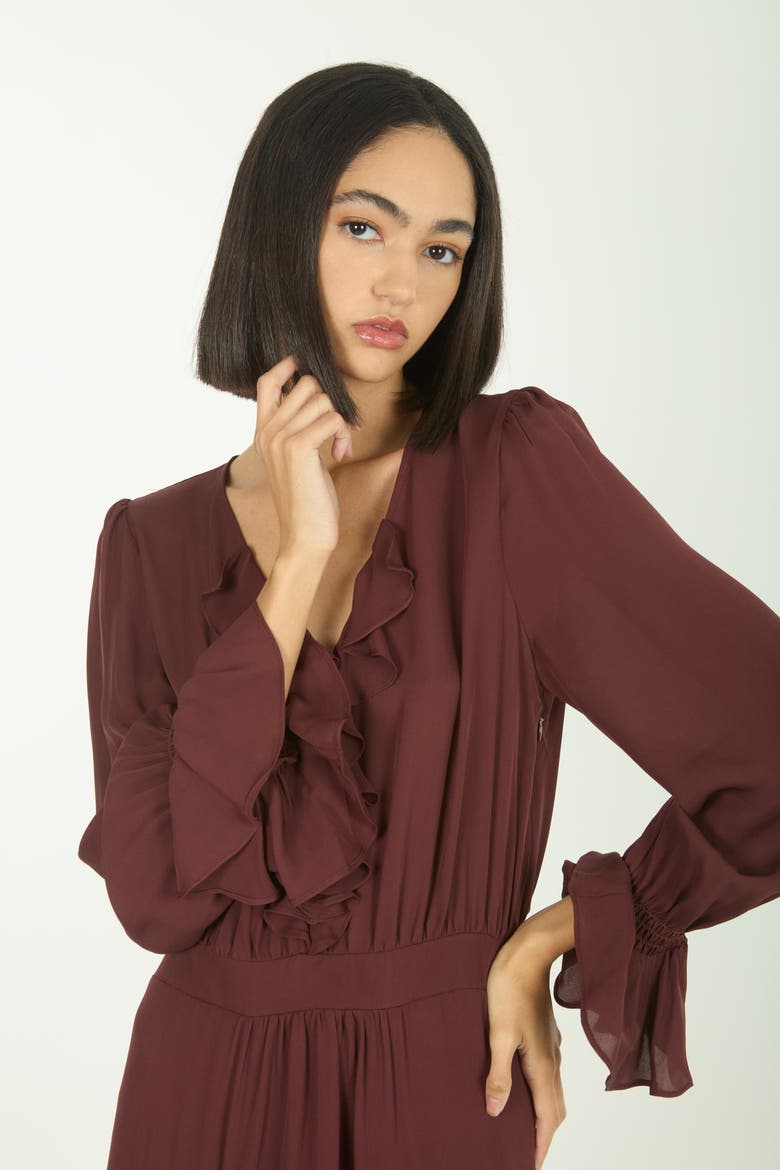 Warby Dress, Alternate, color, Mulberry