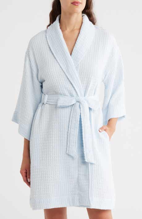 Cotton Waffle Knit Robe