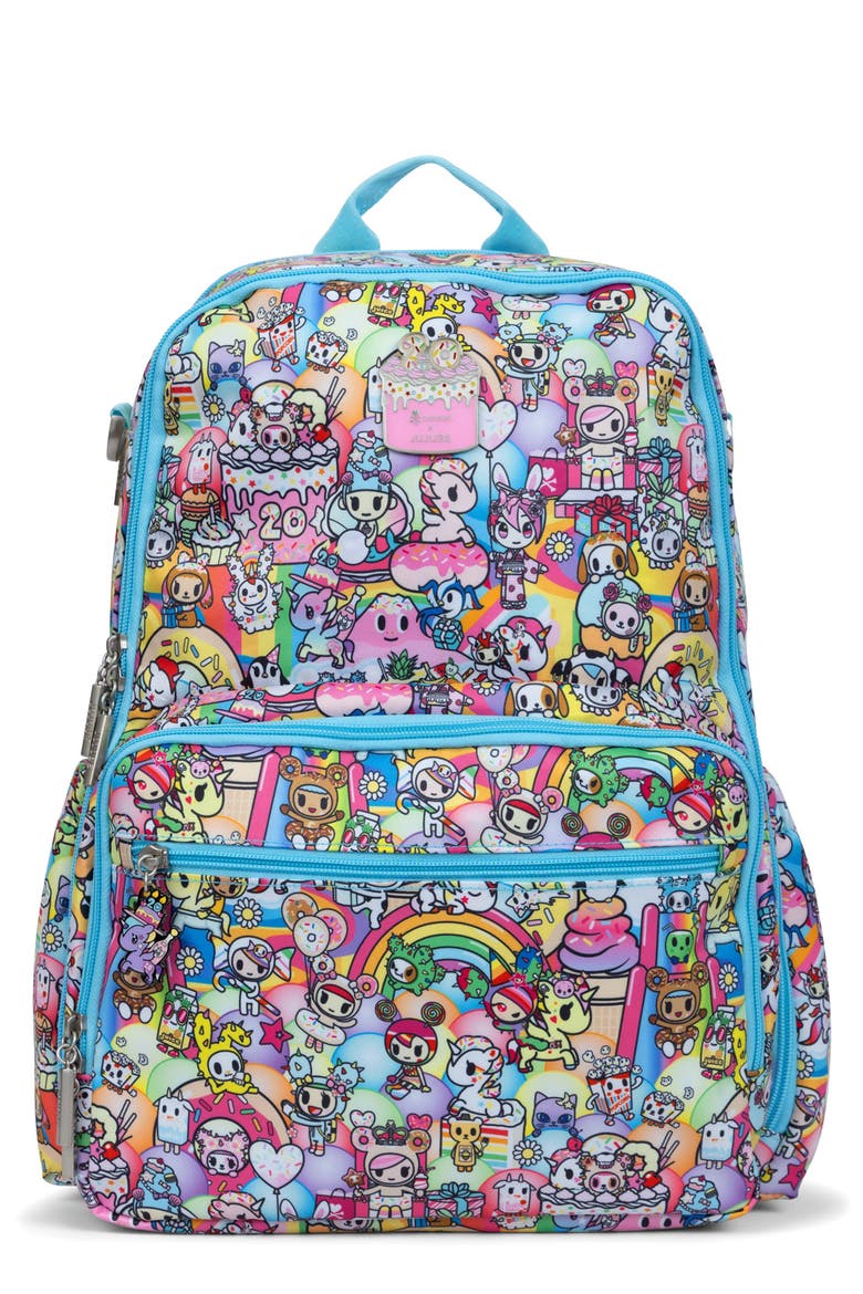 Zealous Water Resistant Diaper Backpack, Main, color, MISCELLANEOUS