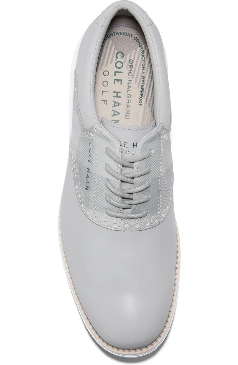Cole Haan Original Grand Waterproof Saddle Golf Shoe, Alternate, color,
