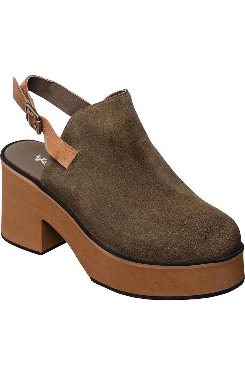 ANTELOPE Isla Platform Slingback Sandal, Main, color, Olive