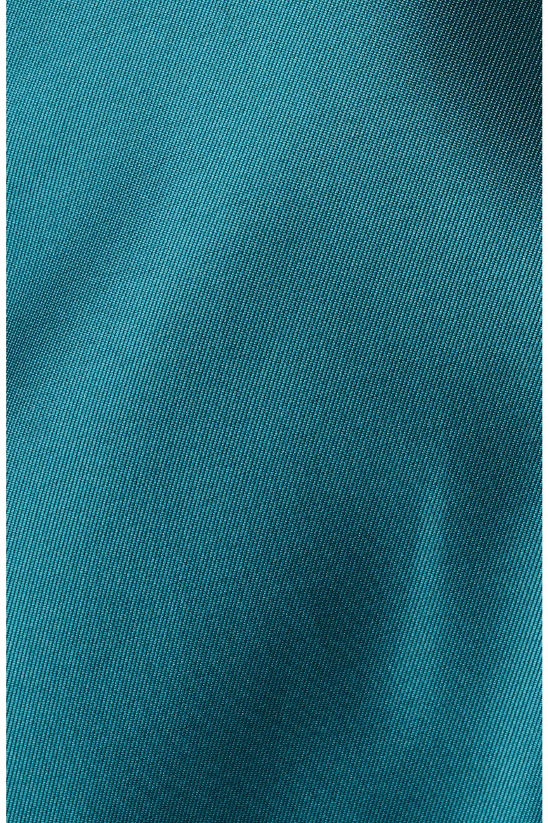 Embellished One-Shoulder Mikado Cocktail Dress, Alternate, color, HUNTER
