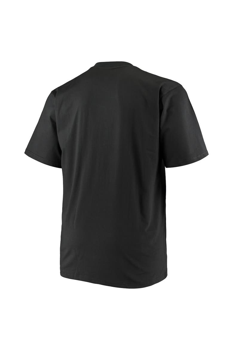Men's Fanatics Branded Black Jacksonville Jaguars Big & Tall Color Pop T-Shirt, Alternate, color, Black