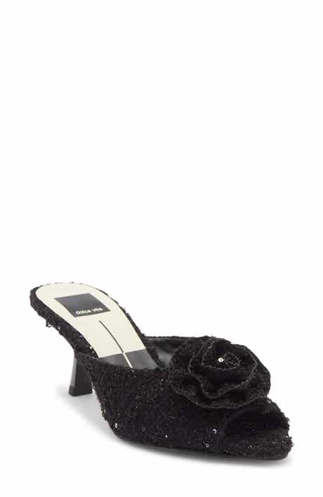 Dolce Vita Cloris Rosette Peep Toe Mule