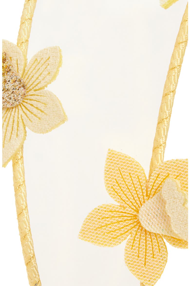 Kids' Alice Double Daffodil Headband, Alternate, color, LIGHT/ PASTEL YELLOW