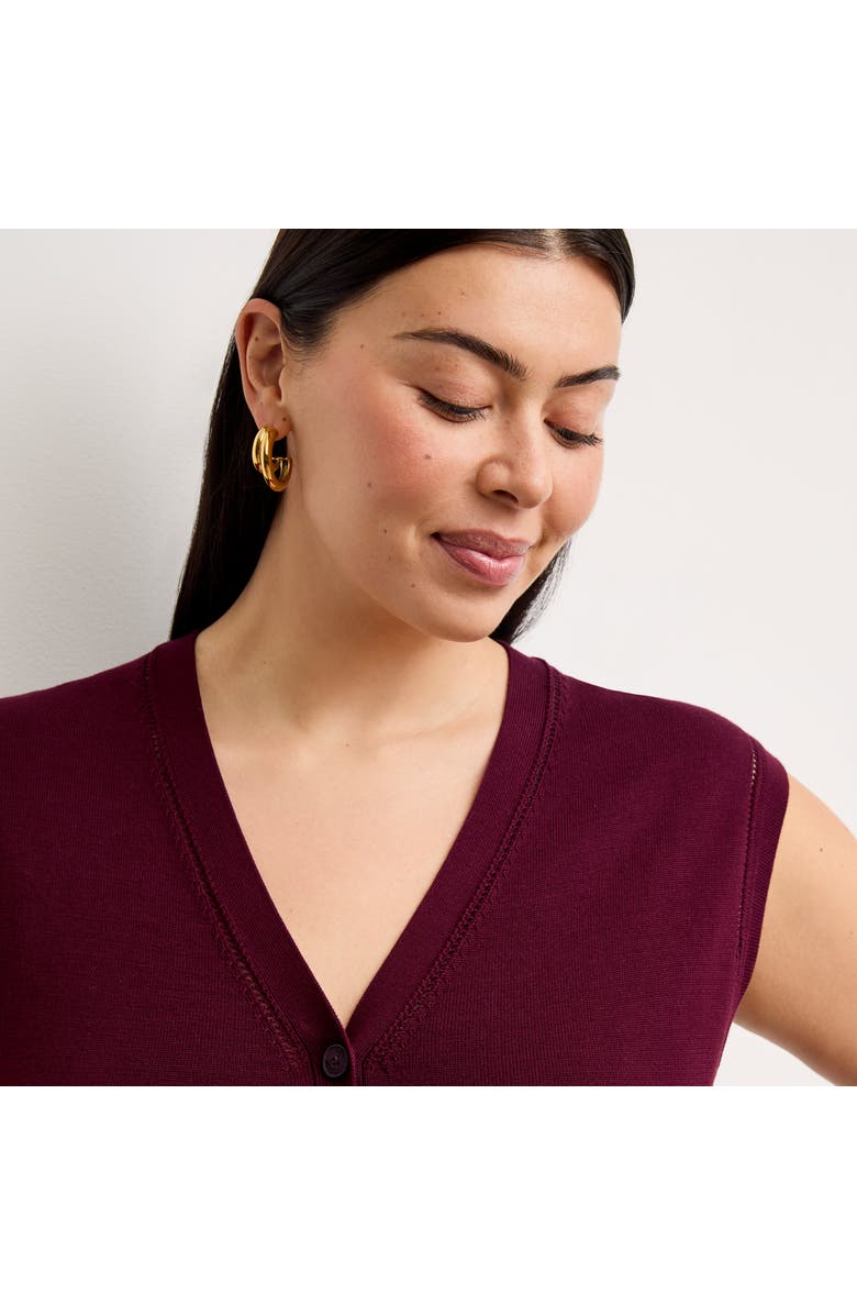 M.M.LaFleur Toula Pointelle Dress - Cotton Silk Knit, Alternate, color, 