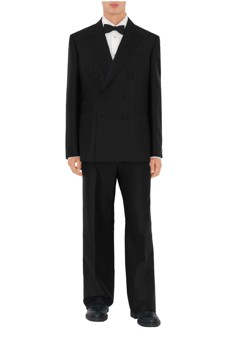 Silk Bow Tie, Main, color, Black