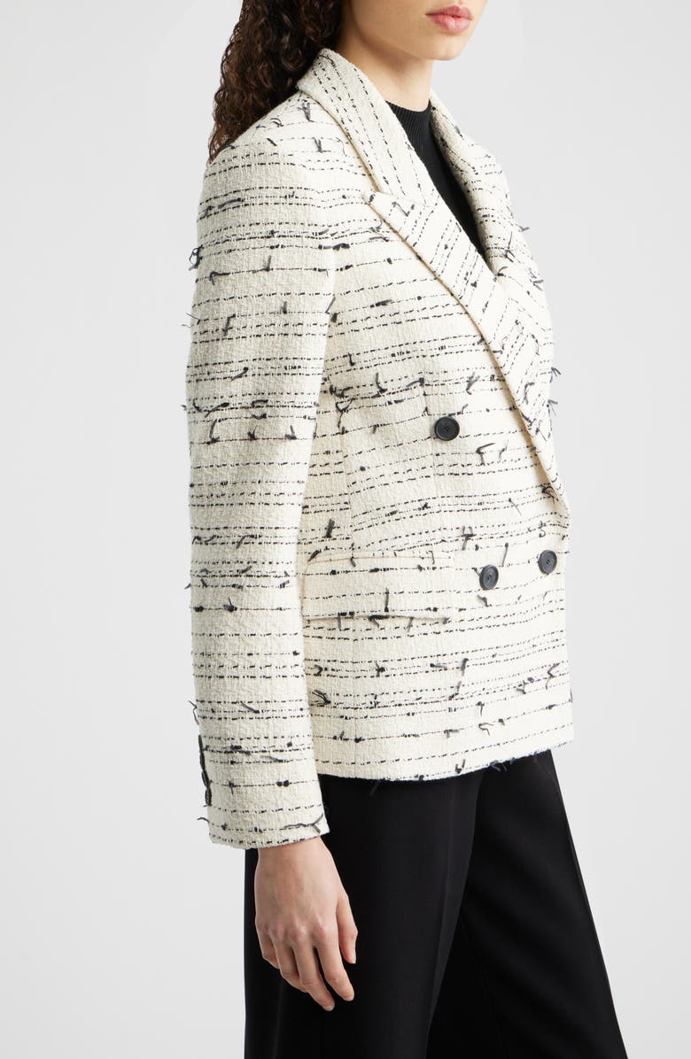 BOSS Jaleto Tweed Jacket, Alternate, color, White Multi