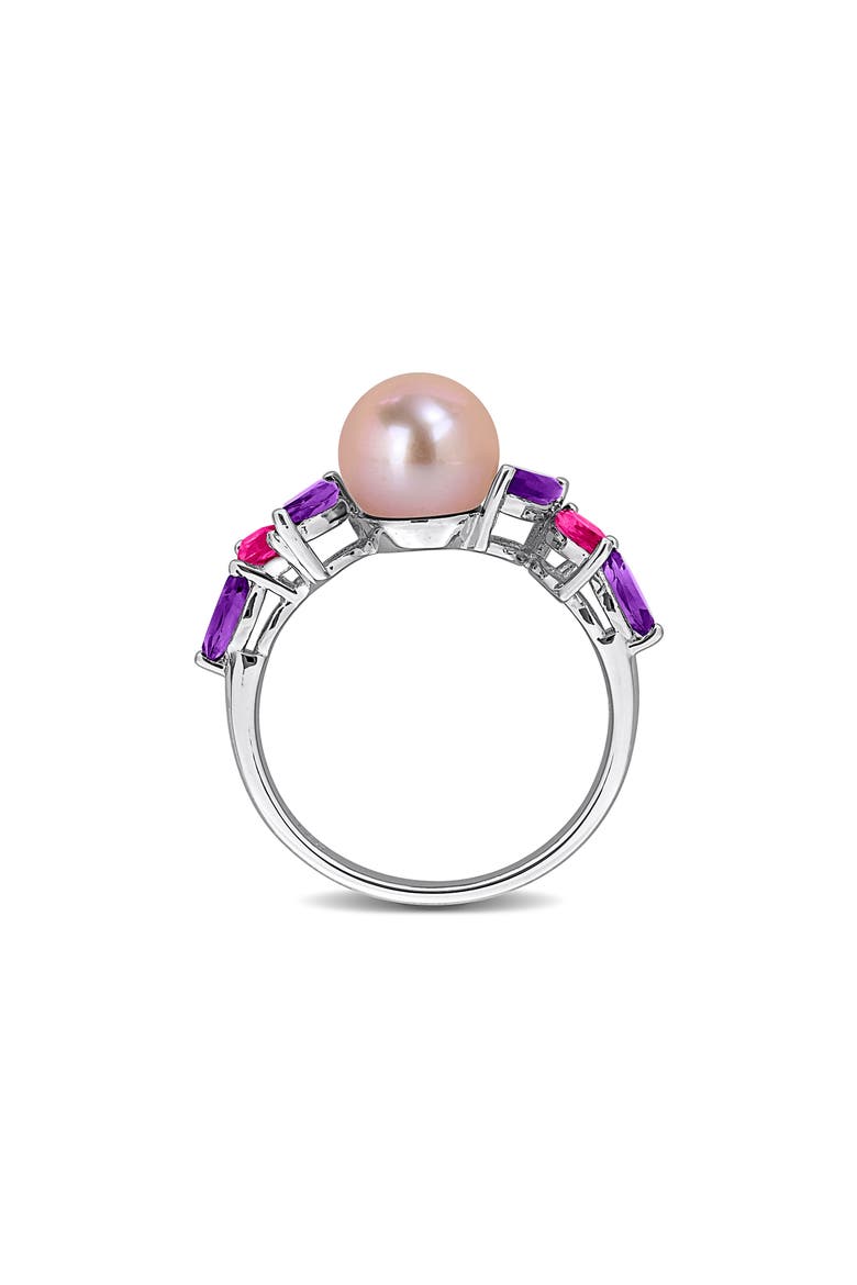 Pink Freshwater Pearl Ring, Alternate, color, PINK MULTI