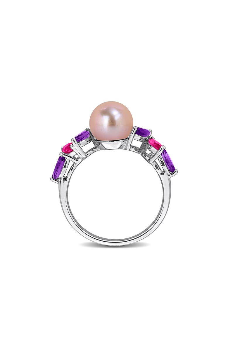 DELMAR Pink Freshwater Pearl Ring, Alternate, color, Pink Multi