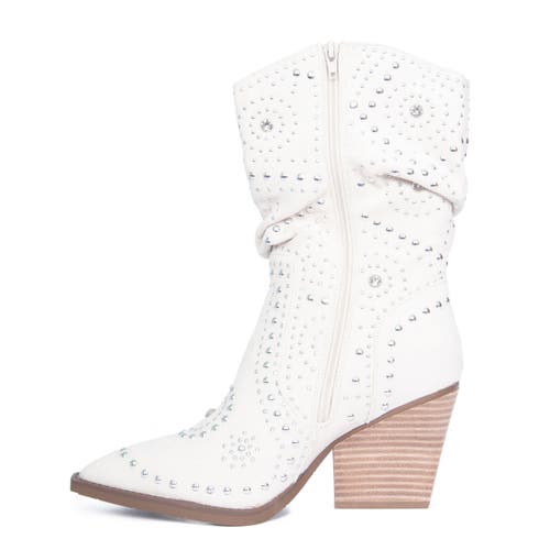 Lauren Lorraine Linsey Boot In White