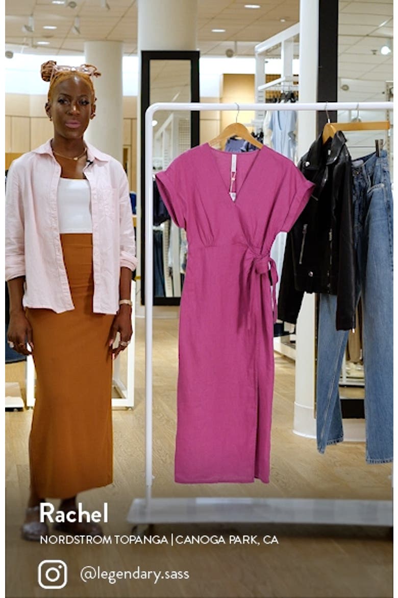 Wrap Bodice Linen Dress video