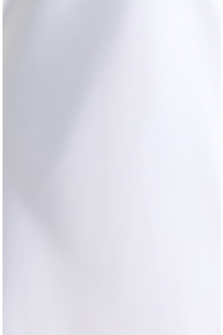 Lace Trim Satin Chemise, Alternate, color, WHITE