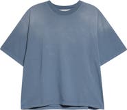 Golden Goose Distressed & Faded Boxy Cotton T-Shirt