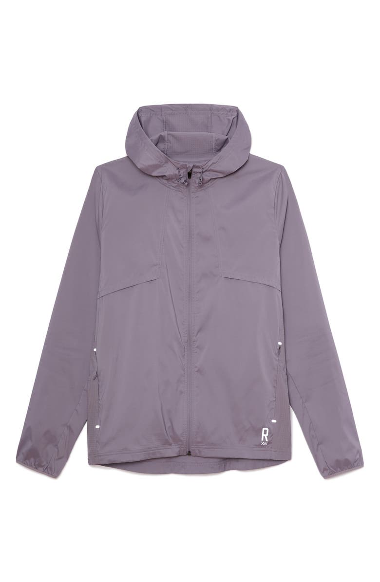 Rhone Outpace Full Zip Jacket, Alternate, color, Gray Stone