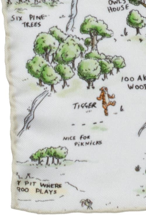 Cufflinks, Inc . Winnie The Pooh Map Silk Pocket Square
