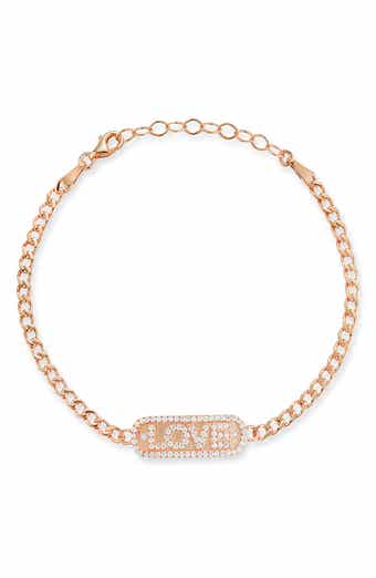 Cubic Zirconia Love Bracelet