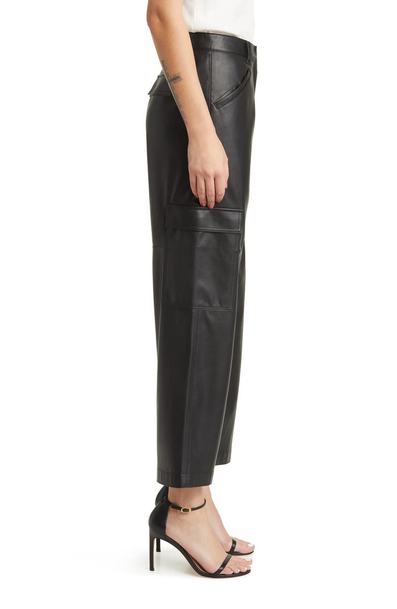 KOBI HALPERIN Faux Leather Cargo Pants, Alternate, color, 
