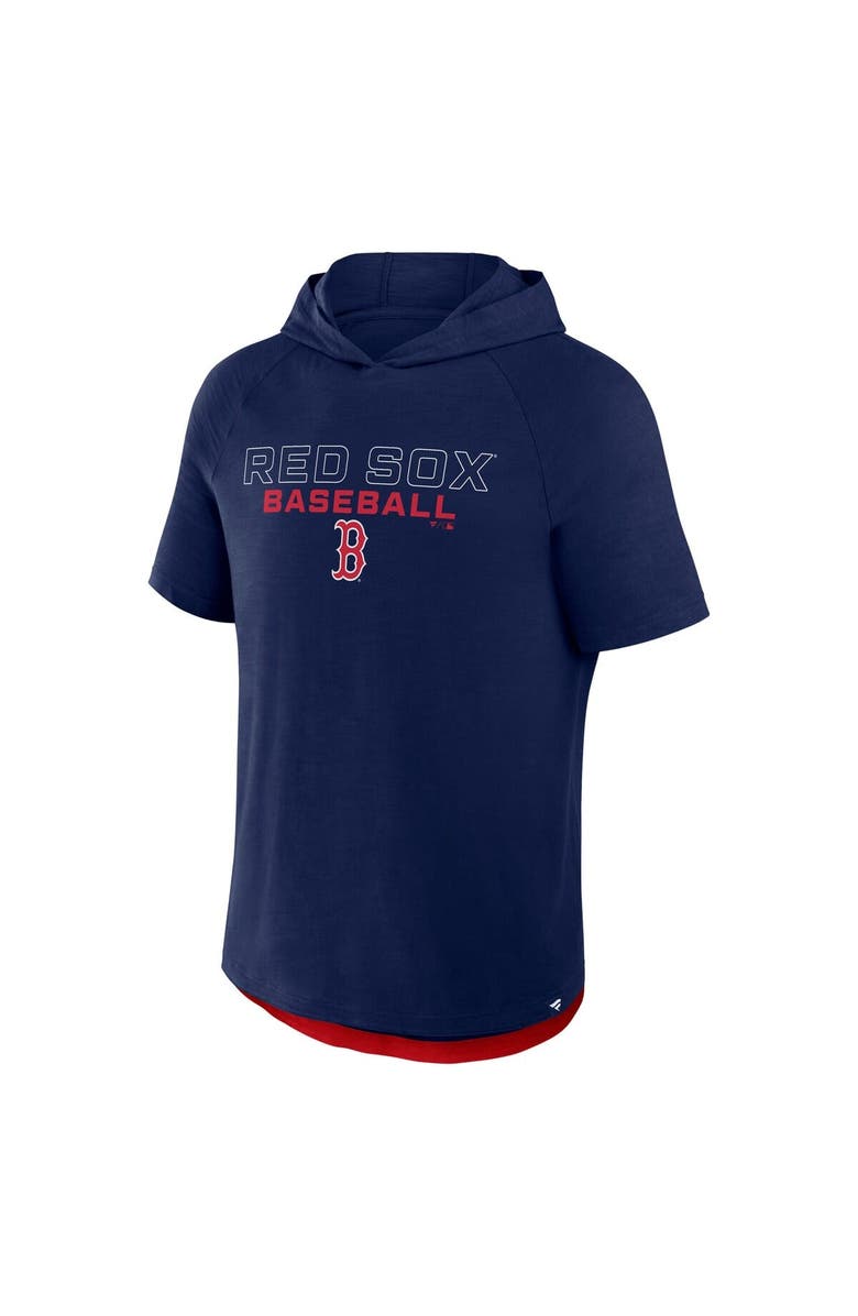 FANATICS Men's Fanatics Navy Boston Red Sox Clubhouse Optimal Play Raglan Hoodie T-Shirt, Alternate, color, Navy