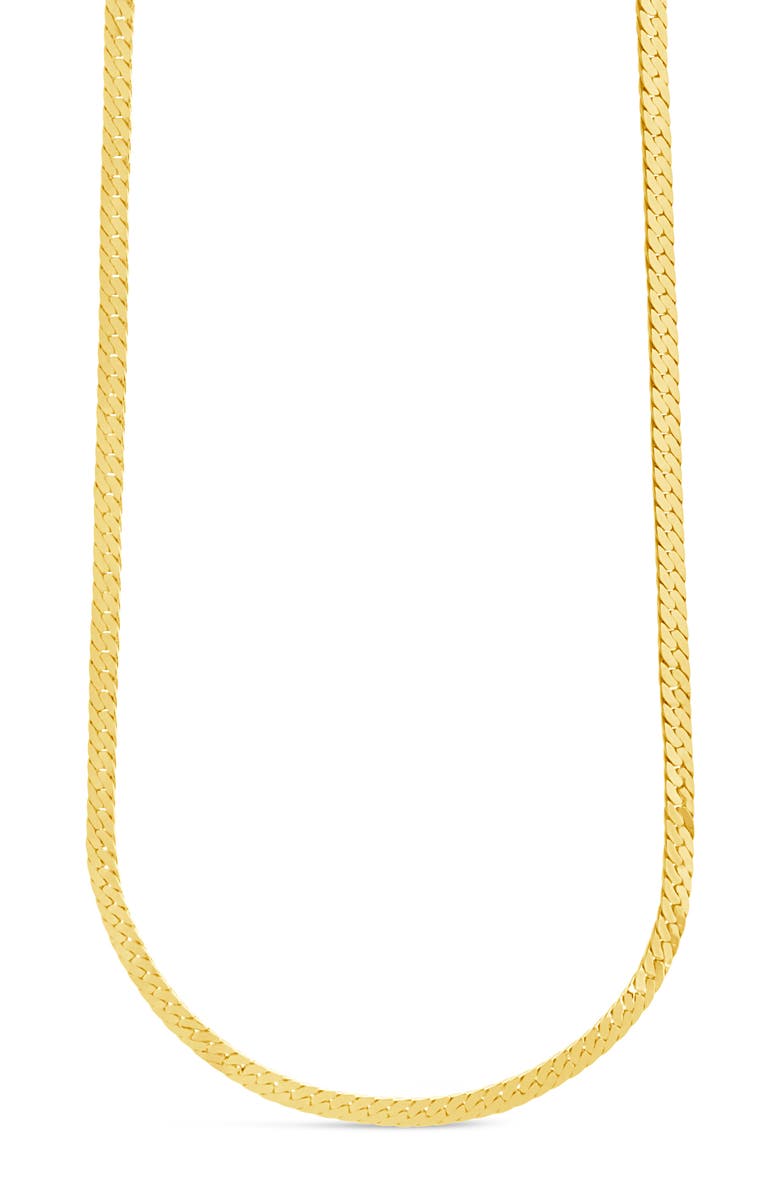 Sterling Forever Bentley Chain Necklace, Main, color, 