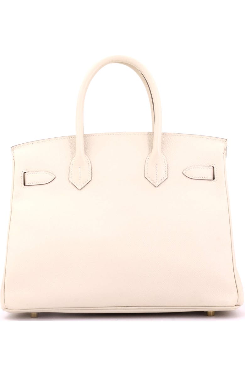 Pre-Owned Hermes Birkin Handbag Light Epsom with Gold Hardware 30, Alternate, color, Craie