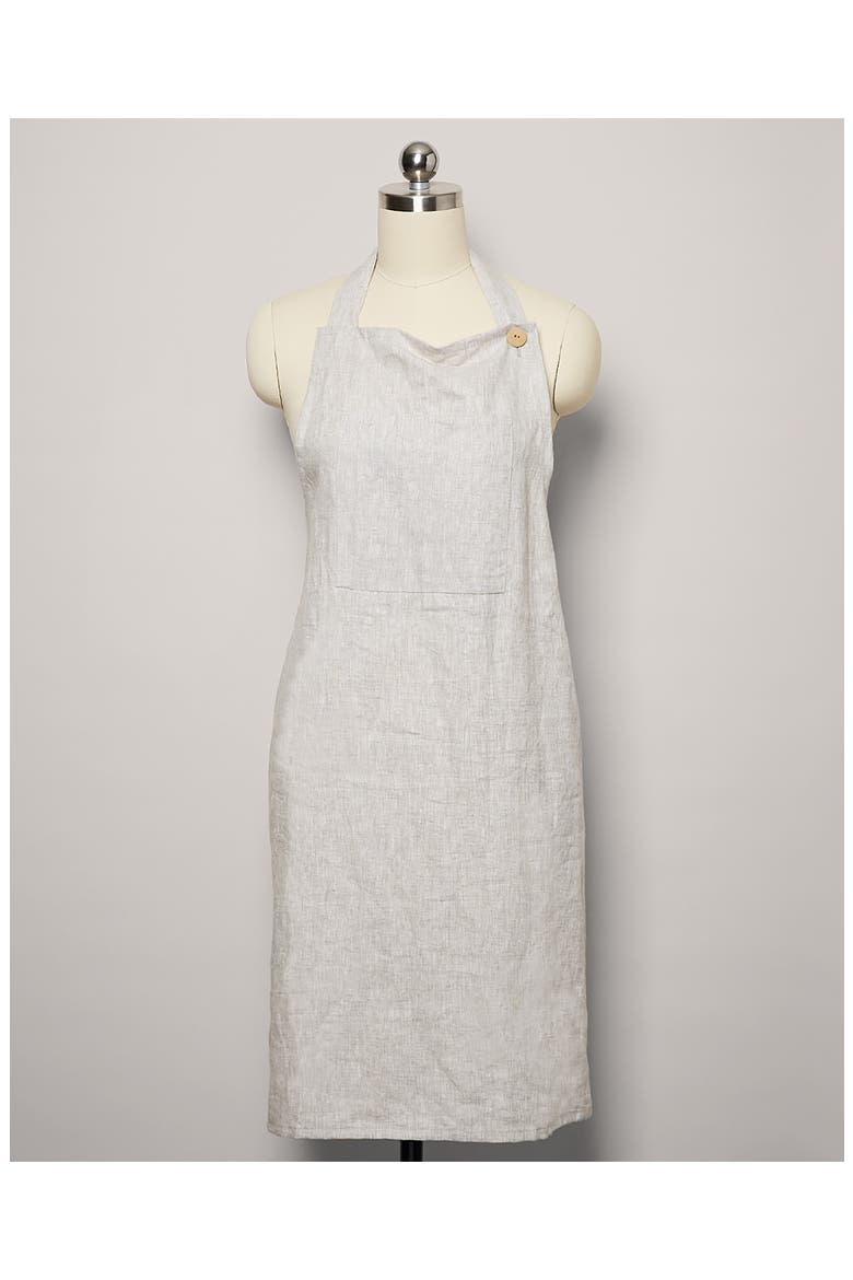 Linen Apron, Main, color, STONE