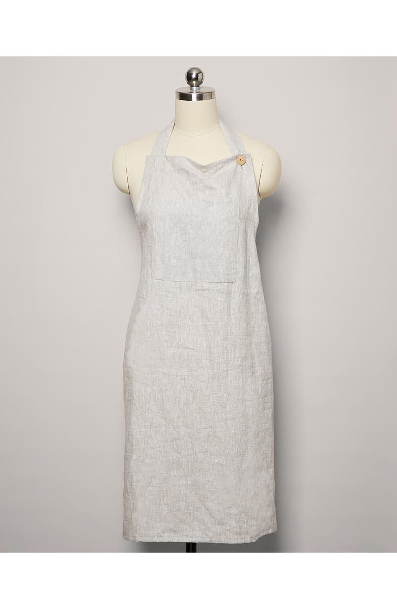 Farmhouse Pottery Linen Apron, Main, color, Stone