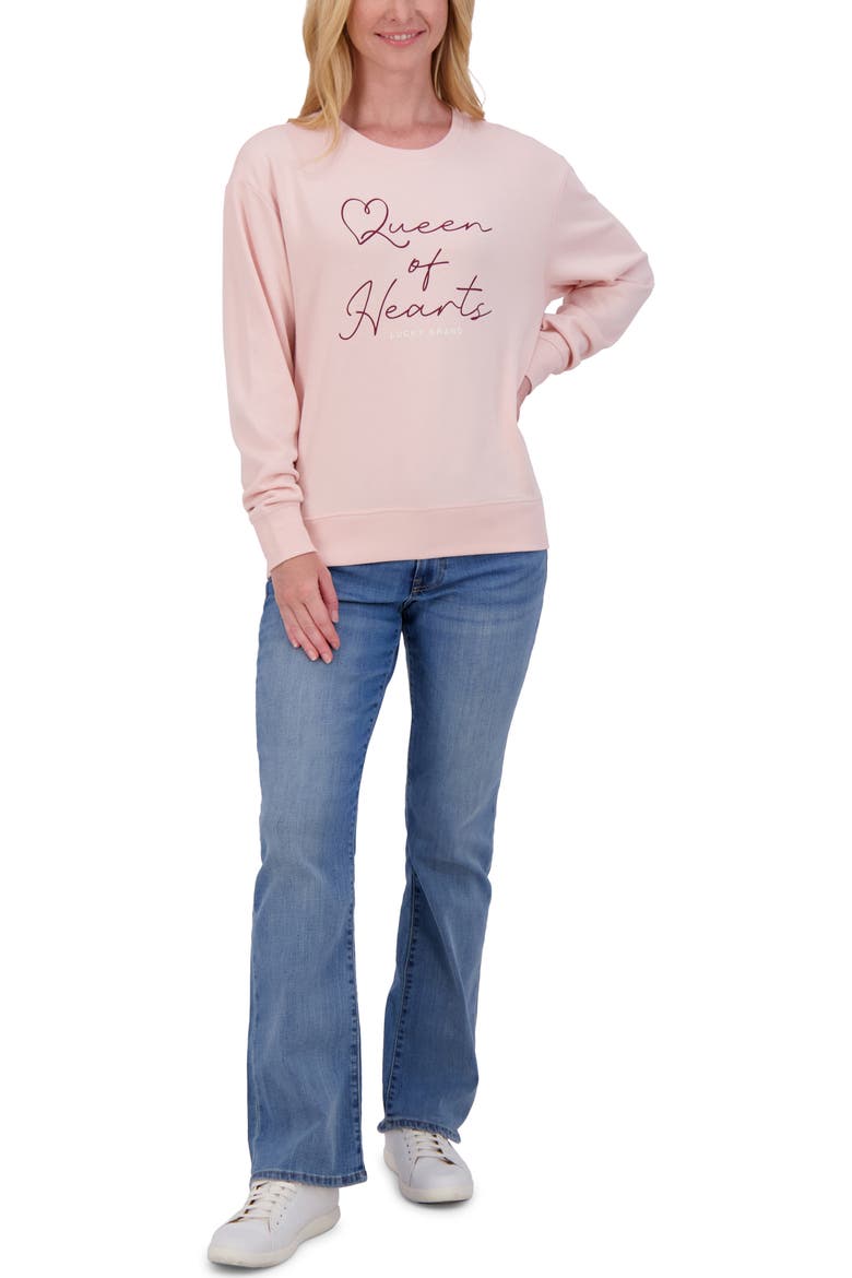 Long Sleeve Graphic T-Shirt, Alternate, color, ROSE SMOKE