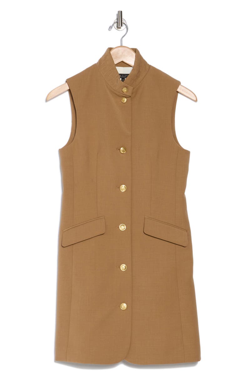 rag & bone Sadie Wool Blend Vest Dress, Alternate, color,