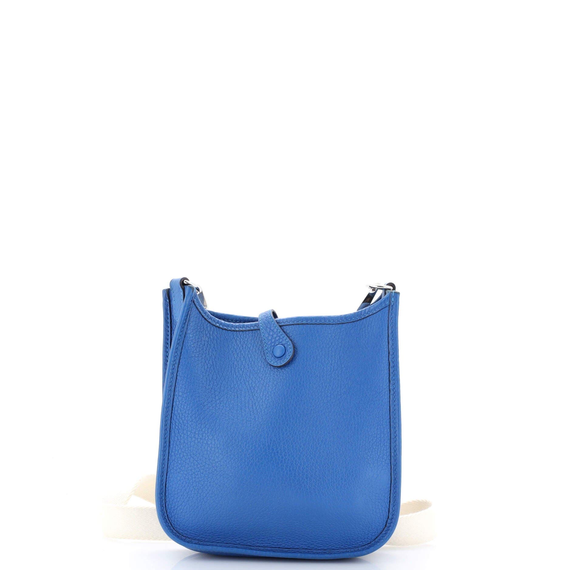 Pre-Owned Hermes Evelyne Bag Gen III Clemence TPM, Alternate, color, Mykonos