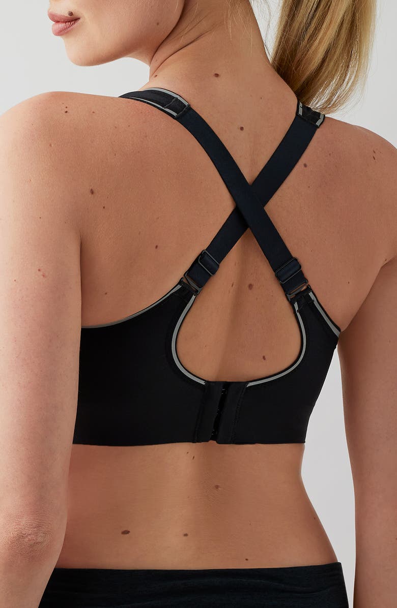 Wacoal Sydney Underwire High Impact Sports Bra, Alternate, color, Black