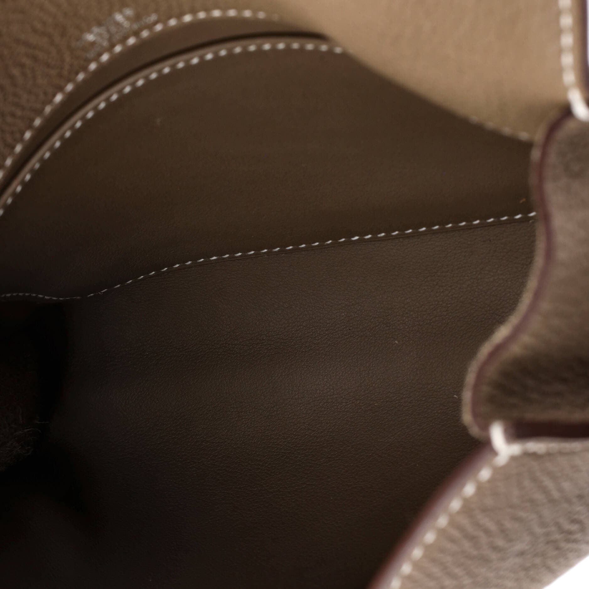 Pre-Owned Hermes Sac a Depeches Messenger Bag Togo 21, Alternate, color, Etoupe