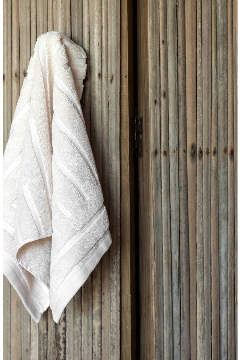 Capri 2-Piece Hand Towel Set, Alternate, color, Ecru