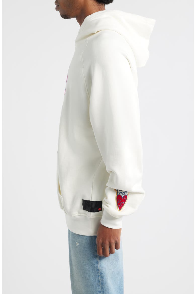 Sweet Bird Graphic Cotton Pullover Hoodie, Alternate, color, TOFU