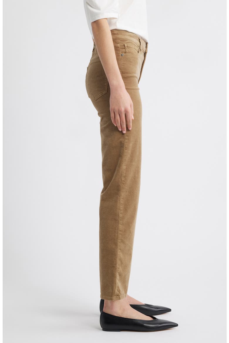 Le Sleek Corduroy Ankle Straight Leg Pants, Alternate, color, LIGHT BEIGE