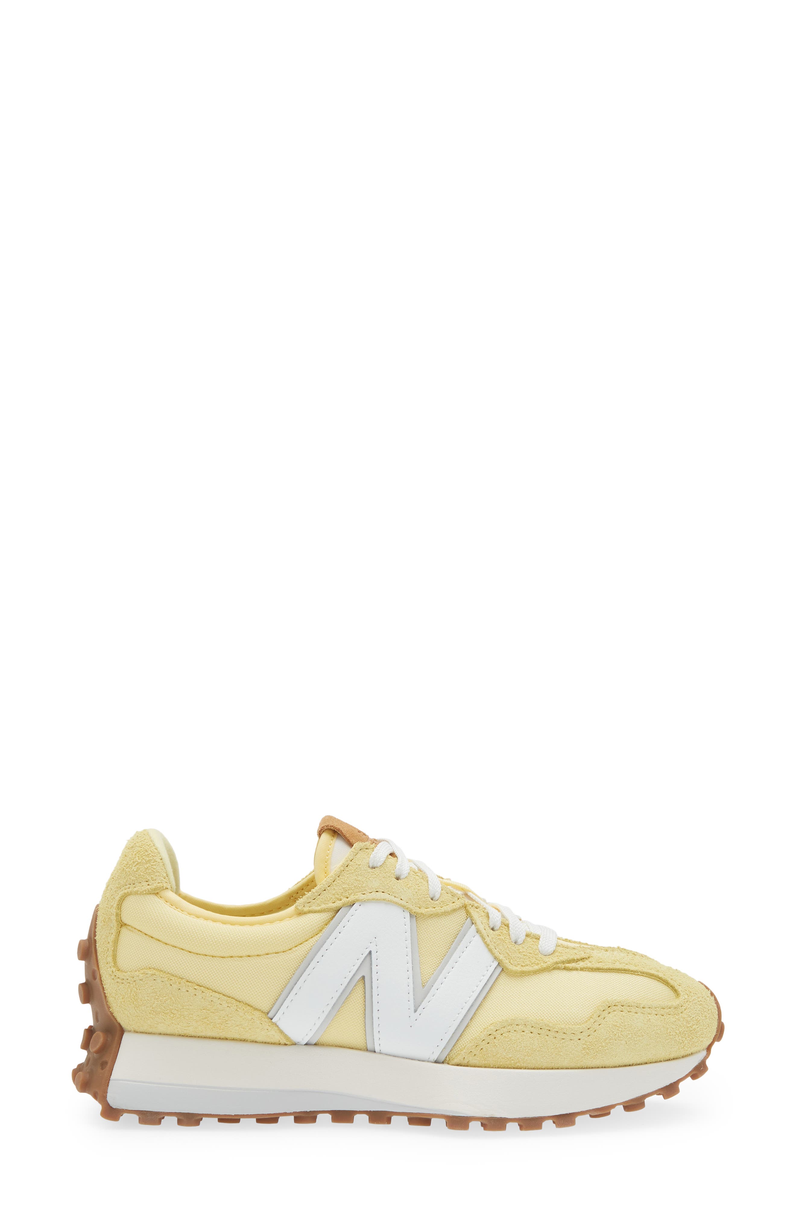 327 Sneaker, Alternate, color, MAIZE/ WHITE