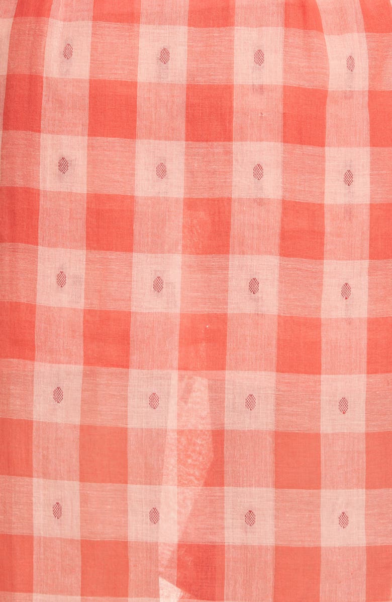 Ulla Johnson Merida Check Cotton Skirt, Alternate, color, 