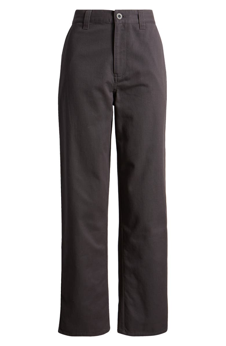 BP. High Waist Straight Leg Cotton Pants, Alternate, color, 