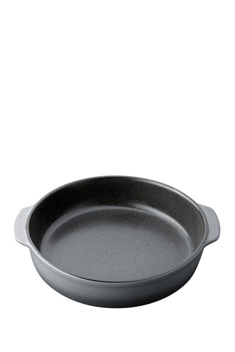 Grey Gem 12.5" Stoneware Round Baking Dish