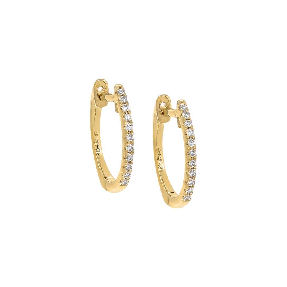 14K Gold - 11 MM / Pair