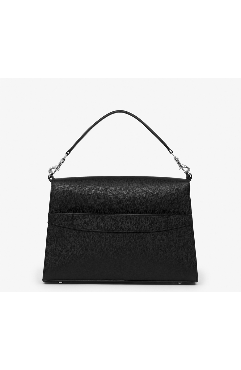 BY BANOO Classic Slim Briefcase, Alternate, color, Black/Silver