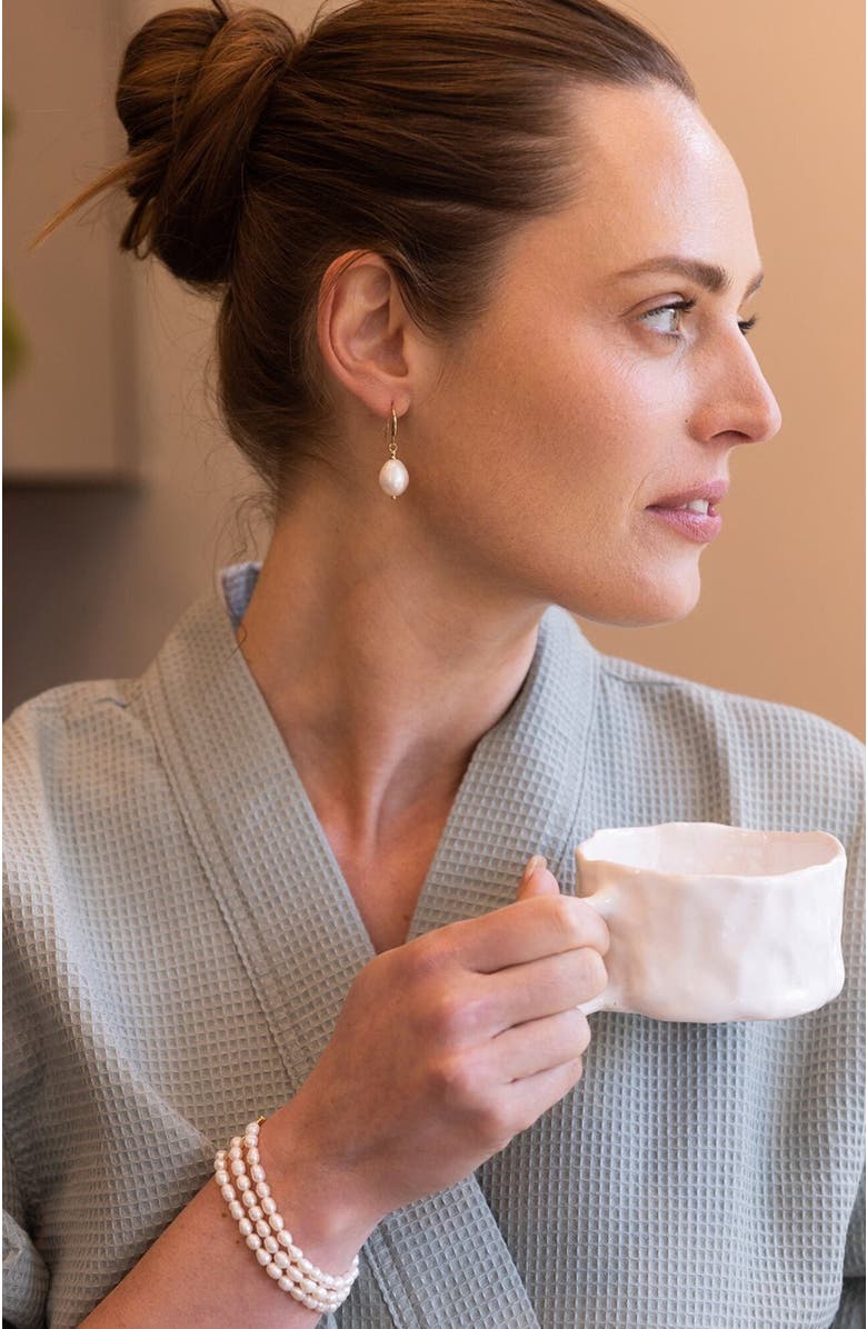 Olive & Piper Prado Pearl Drops, Alternate, color, Gold