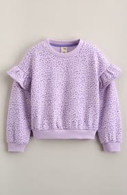 Tucker + Tate Kids' Ruffle Cotton Blend Sweatshirt